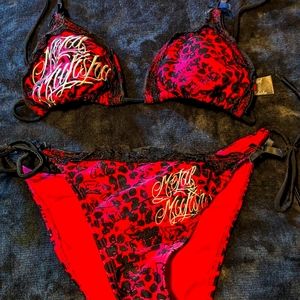 Metal mulisha string bikini